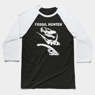 Fossil Hunter Baseball T-Shirt